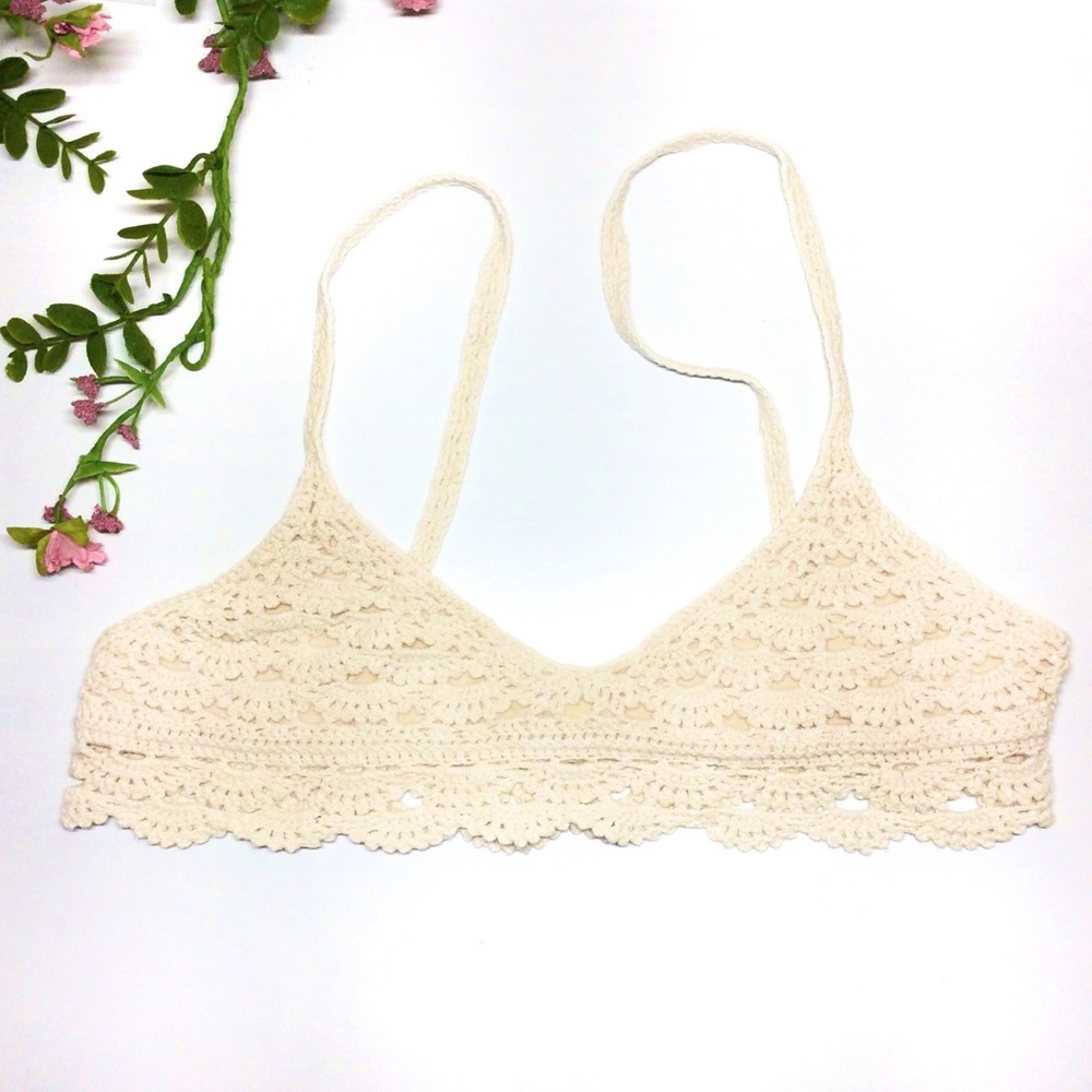 UO Staring at Stars Crochet Bralette